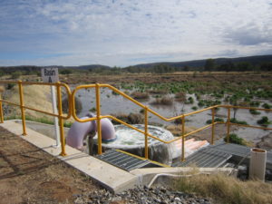 Soil Aquifer Treatment Basin, Alice Springs 2014. Photographer: Karen Barry