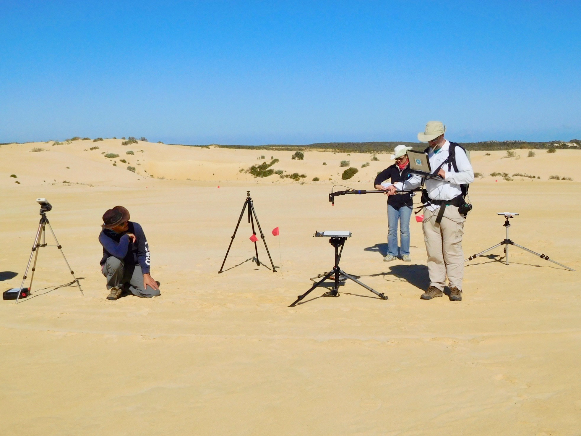 Satellite calibration using the Pinnacles site in Western Australia