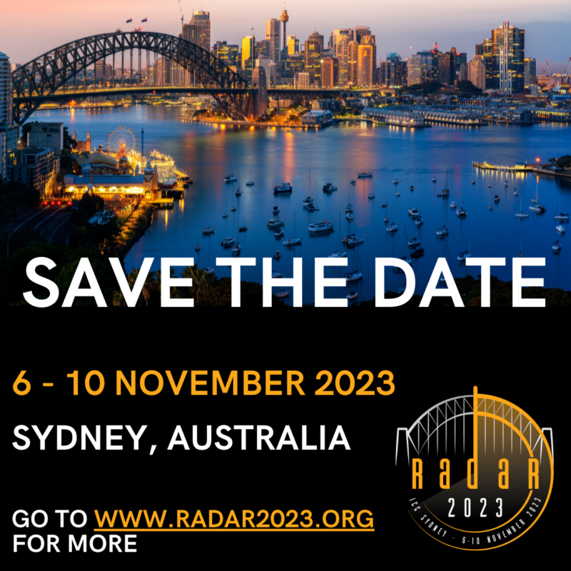 Join CSIRO at the IEEE International Radar Conference 2023 Centre for