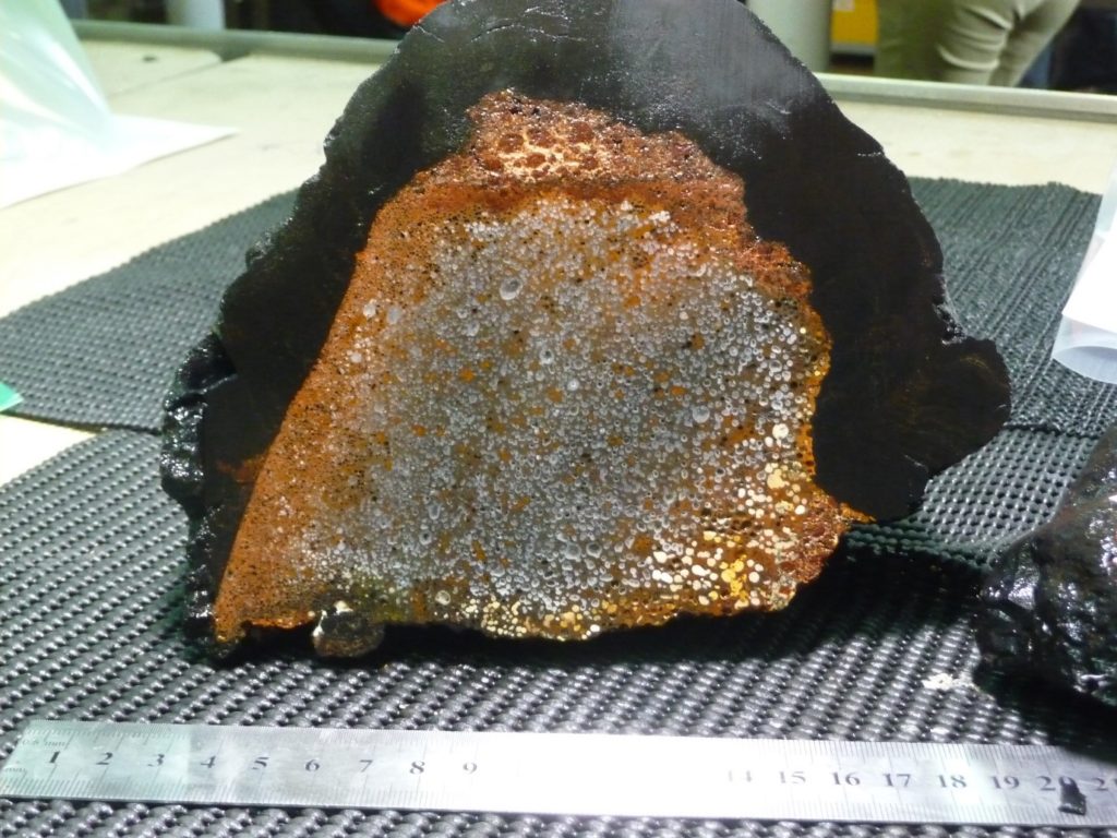 Identified rock from D03– Vesicular Basalt