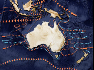 Regional and global ocean currents in the Australasian region