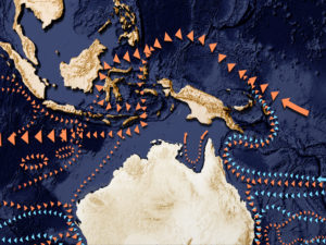 Ocean currents in the Australian region - North