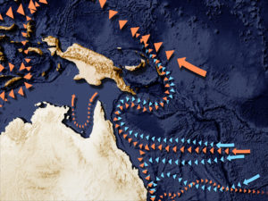 Ocean currents in the Australian region - North East