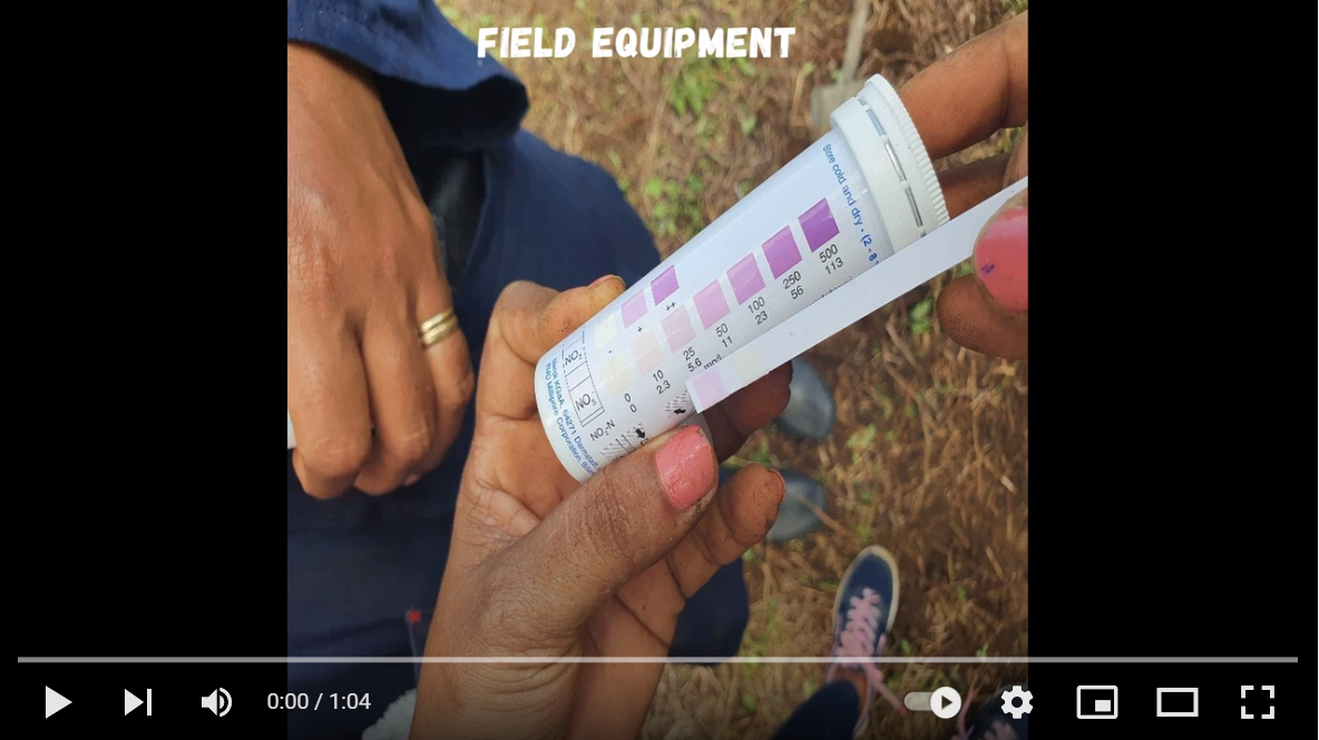Equipment used in field trials Pacific Soils Project