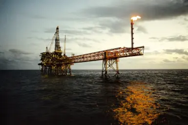 off shore oil rig
