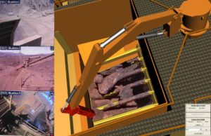 mixed reality user interface combines live video and 3D stereo reconstruction