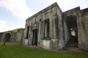 19th century Brisbane River defences at Fort Lytton, Brisbane
