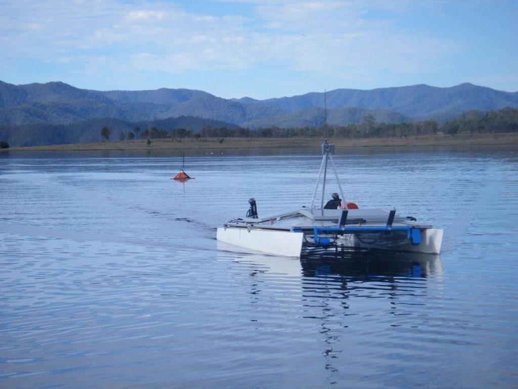 Autonomouse Catamaran at Lake Wivenhoe