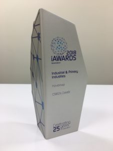 Hovernap wins QLD iAwarda for Industrial and Primary Industries” category