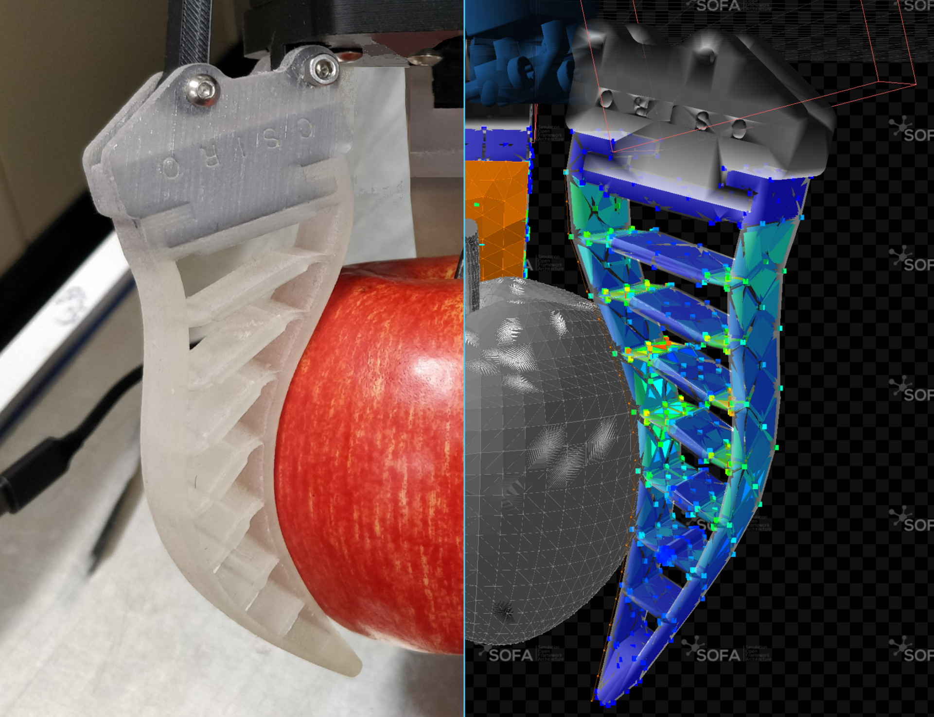 Additive manufactured soft grippers from Polyjet printer