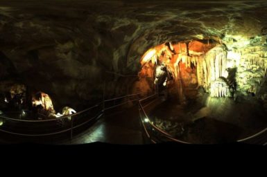 Print Email Facebook Twitter More Thousands to explore Jenolan Caves online in Australia's 'biggest school excursion' By Carl Smith and Tegan Osborne Posted 19 Aug 2014, 6:25am Screen shot PHOTO: Students will be able to explore a online 3D learning environment that will help them engage with science subjects. (Supplied: CSIRO) MAP: Australia At least 650 schools around the country will participate in Australia's Biggest School Excursion this week, exploring the Jenolan Caves in New South Wales through an innovative online adventure. The interactive program will see students wander through the caves, using a personalised avatar to collect specimens and analyse them in a virtual laboratory. The video game-like experience was designed to inspire scientific learning, and was created conjointly by CSIRO scientists and online education developers IntoScience and 3P. IntoScience publisher Sally Miles said the Jenolan Caves system was laser-mapped using CSIRO's Zebedee 3D scanner, then this information was brought into the IntoScience platform to create an incredibly detailed replica of the caves as a 3D environment. Zebedee PHOTO: The CSIRO's Zebedee 3D mapping scanner was used the map the cave system. (Supplied: CSIRO) 