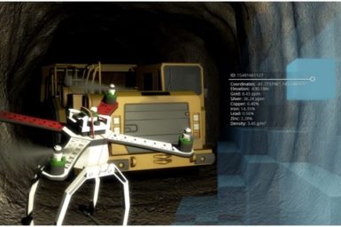 UAV mapping underground mine