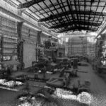 Hhovermap scan of Industrial sheds