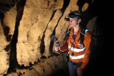 operator to map one of the Jenolan Caves in NSW