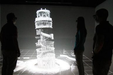 CSIRO's Computational Informatics Division created Zebedee out of its Brisbane research centre. Zebedee has 3D mapped the inside of the Leaning Tower of Pisa for the first time
