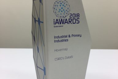 Hovernap wins QLD iAwarda for Industrial and Primary Industries” category