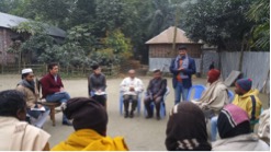 Meeting farmers, Domar upazilla, Rangpur district