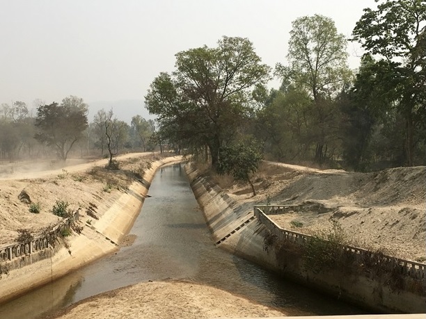 An irrigation canal